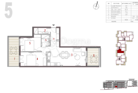 TROGIR-NOVOGRADNJA PRIZEMLJE -DVOSOBNI STAN (S5), Trogir, Wohnung