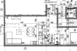 Istra, Vabriga, jednosoban stan B3 na trećem katu s krovnom terasom NKP 61,73m2 NOVOGRADNJA, Tar-Vabriga, Apartamento