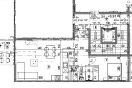 Istra, Vabriga, jednosoban stan B2 na drugom katu s terasom NKP 52,86m2 NOVOGRADNJA, Tar-Vabriga, Appartment