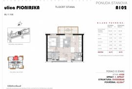 Pionirska dolina dvosoban stan 42.95m2 NOVOGRADNJA prodaja, Sarajevo Centar, Appartamento