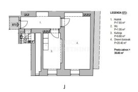 STAN, PRODAJA, ZAGREB, ILICA, 40 m2, 1.5-soban, Donji Grad, Διαμέρισμα