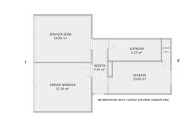 STAN, PRODAJA, ZAGREB, BORONGAJ, 51 m2, 2-soban, Peščenica - Žitnjak, Apartamento