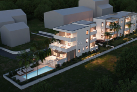 VODICE NOVI PREKRASNI DVOSOBAN STAN NA PRVOM KATU S4 112,90 M2, Vodice, Kвартира