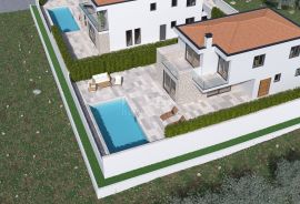 OTOK KRK, MALINSKA - Vila sa bazenom i pogledom na more, Malinska-Dubašnica, House