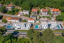 OPATIJA, MOŠĆENIČKA DRAGA – dvije nove vile s bazenom, 410m2 + 225m2 s vrtom, namještajem i wellnessom, Mošćenička Draga, Maison