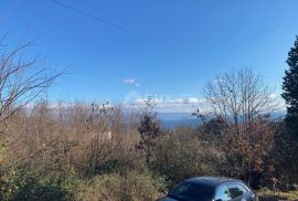 OPATIJA, IČIĆI, POLJANE- građevinsko zemljište 825m2 S GRAĐEVNOM DOZVOLOM i pogledom na more, Opatija - Okolica, Γη