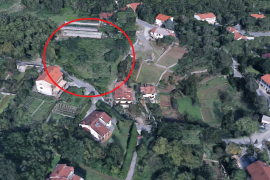 OPATIJA, IČIĆI, POLJANE- građevinsko zemljište 825m2 S GRAĐEVNOM DOZVOLOM i pogledom na more, Opatija - Okolica, Γη