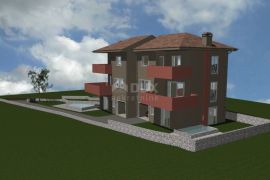 OPATIJA, IČIĆI, POLJANE- građevinsko zemljište 825m2 S GRAĐEVNOM DOZVOLOM i pogledom na more, Opatija - Okolica, Γη