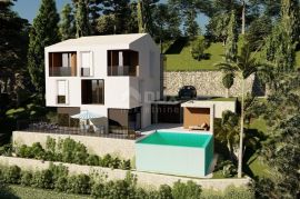 OPATIJA RIVIERA – posebna dizajnerska vila blizu mora s dva bazena, wellness i panoramski pogled, Mošćenička Draga, Haus