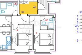 Novalja - Stan B-S3 u novogradnji, Novalja, Wohnung