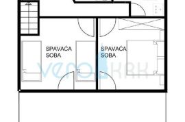 Uvala Soline, otok Krk, dvojna kuća 79 m2 sa terasom i okućnicom, Dobrinj, بيت