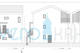 Otok Krk, Soline, stan u prizemlju od 100m2, 150m do mora, prodaja, Dobrinj, Appartement