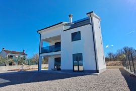 Malinska, šira okolica, Novoizgrađena samostojeća kuća 170 m2 sa prekrasnim pogledom na more, prodaja, Malinska-Dubašnica, Maison