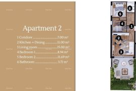 Stan Prodaja modernih apartmana, u predivnom stambenom naselju, Umag D9-A2, Umag, Kвартира