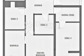 Srednjaci - maksimalno iskorišten tlocrt, 71m2, peterosoban stan, Trešnjevka - Jug, Apartamento