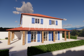 Nova kuća u rustikalnom stilu - otok Krk, Krk, Casa