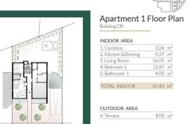 Stan Prodaja modernih apartmana, u luksuznom stambenom naselju, Umag D8-A1, Umag, Kвартира