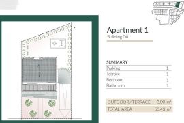 Stan Prodaja modernih apartmana, u luksuznom stambenom naselju, Umag D8-A1, Umag, Apartamento