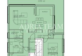 LUKSUZNI APARTMANI S OTVORENIM POGLEDOM NA MORE, 1. RED DO MORA, VINJERAC-ZADAR, Posedarje, Διαμέρισμα