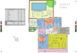 LUKSUZNI APARTMAN S POGLEDOM 100 m OD MORA - MANDRE, PAG, Pag, Wohnung