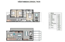 APARTMANI U STAMBENOJ ZGRADI, NOVOGRADNJA - TKON, PAŠMAN, Tkon, Kвартира