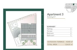 Stan Prodaja modernih apartmana u predivnom stambenom naselju, Umag A3-D7, Umag, Apartamento