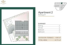 Stan Prodaja modernih apartmana u predivnom stambenom naselju, Umag A2-D7, Umag, Appartment