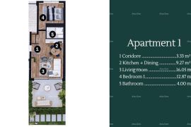 Stan Prodaja modernih apartmana u predivnom stambenom naselju, Umag A1-D7, Umag, Daire