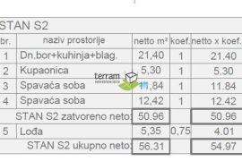 Istra, Pula, stan 58,70m2, 2SS+DB, I. kat, parking, NOVO!! #prodaja, Pula, Daire