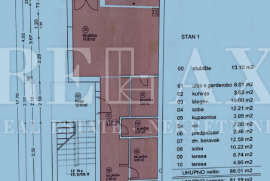 Novi Vinodolski - dvosobni stan s okućnicom, Novi Vinodolski, Apartamento