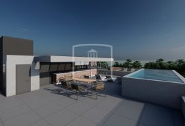 Zaton - PENTHOUSE 137m2 s bazenom i pogledom na more! 822120€, Nin, Διαμέρισμα