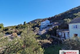 Građevinsko zemljište u prvom redu do mora u Knežama, Korčula, Terreno