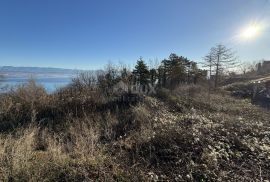 OPATIJA, LOVRAN - građevinski teren 1745m2 s kvalitetnim pogledom na more, Lovran, Land