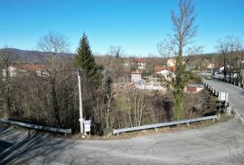 JURDANI, PERMANI- građevinsko zemljište 1527m2 za benzinsku pumpnu stanicu/ poslovnu zgradu / poslovno-stambenu zgradu, Matulji, Land