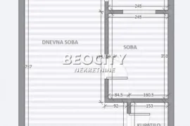 Palilula, Karaburma, Milorada Dimitrijevića, 2.0, 42m2, Palilula, Stan