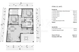 ŠIBENIK, CRNICA - Trosobni stan u novogradnji, Šibenik, Appartment