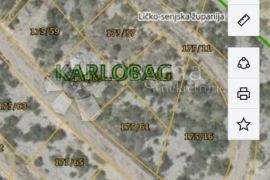 Karlobag građevinsko zemljište 100m od mora, Karlobag, Γη