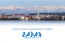 Ekskluzivno prostrano zemljište u Diklu, blizina mora, Zadar, Tierra