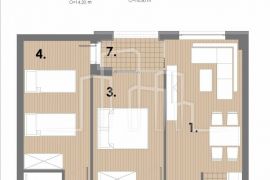 Apartman sa dvije spavaće sobe od 60m2 u izgradnji Snježna dolina Faza 2 Jahorina Lamela D, Pale, Appartment