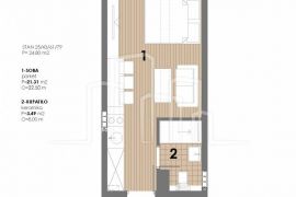 Studio apartman od 24,80 u izgradnji Snježna dolina Faza 2 Jahorina Lamela B, Pale, Appartamento