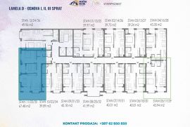 Apartman sa dvije spavaće sobe od 67,48m2 pogled na stazu u izgradnji Snježna dolina Faza 2 Jahorina Lamela D, Pale, Apartamento