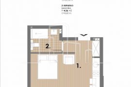 Studio apartman od 24,71 u izgradnji Snježna dolina Faza 2 Jahorina Lamela A1, Pale, Appartamento