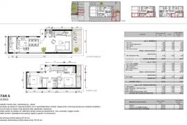 Rovinj, trosobni dvoetažni stan A u prizemlju NKP 107 m2 novogradnja, parkirno i garažno mjesto, vrt, Rovinj, Daire