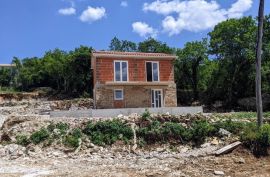 Labin, obnovljena kamena kuća s pogledom na more, Labin, Haus