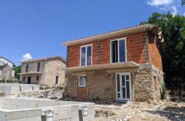 Labin, obnovljena kamena kuća s pogledom na more, Labin, Ev