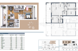 Stan novogradnja, Melada (Maslina) 124,15 m2, Zadar, Wohnung