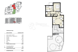 S4 - NOVOGRADNJA SA NEOMETANIM POGLEDOM NA MORE, Seget, Wohnung