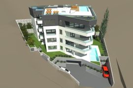 Apartman u izgradnji, s prostranom terasom, u blizini plaže !, Opatija, Appartamento