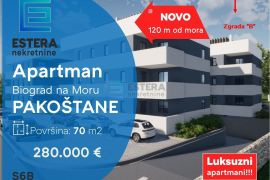 Apartman PRODAJA Pakoštane 70 m2 drugi kat B, Pakoštane, شقة