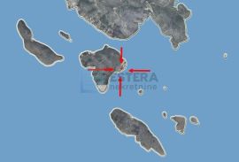 Zemljište prodaja otok Žižanj, prvo red do mora!, Tkon, Земля